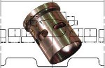 Progettazione Termo-Fluidodinamica Luci Cilindro Motore a 2 tempi - by NT-Project