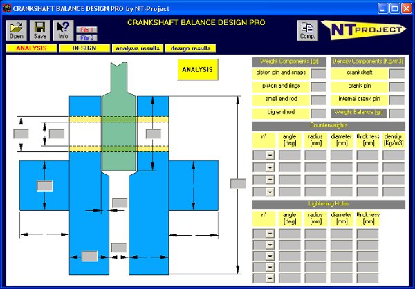 CRANKSHAFT BALANCE DESIGN - Crankshaft Analysis by NT-Project