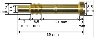 SET-UP CARBURETOR - CHAMPION KART SIX SPEED - PHBE30