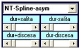 Lift law Spline asymmetric - software Professional Cam by NT-Project