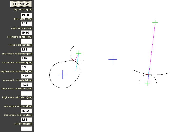 PROFESSIONAL CAM PRO - kinematic simulation of valve train system