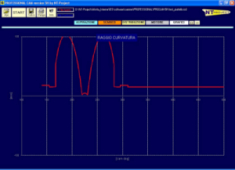 PROFESSIONAL CAM - grafico raggio di curvatura