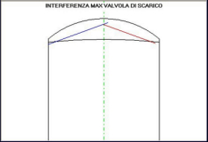 PROFESSIONAL CAM - interferenza valvola di scarico - pistone