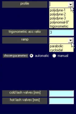 PROFESSIONAL CAM - technical data automatic lift law